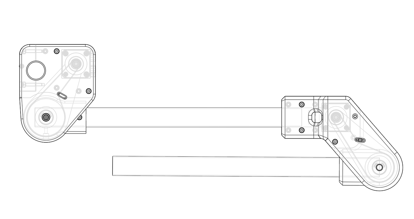 Wireframe of the SCARA arm